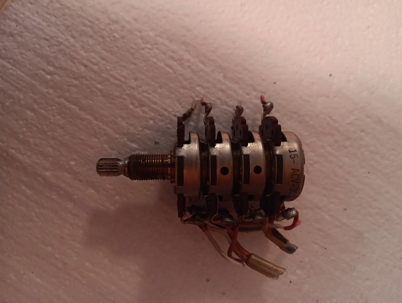 Pioneer QX-8000 Quad Receiver Volume Potentiometer Original gallery