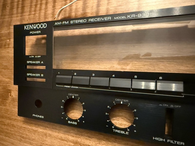 Kenwood KR930B Receiver Faceplate gallery