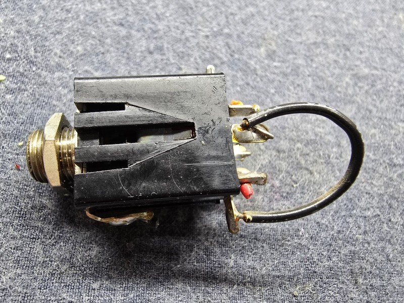 Sansui QR-4500 Receiver Part - Tape REC or Tape Playback 1/4" Input Jack gallery