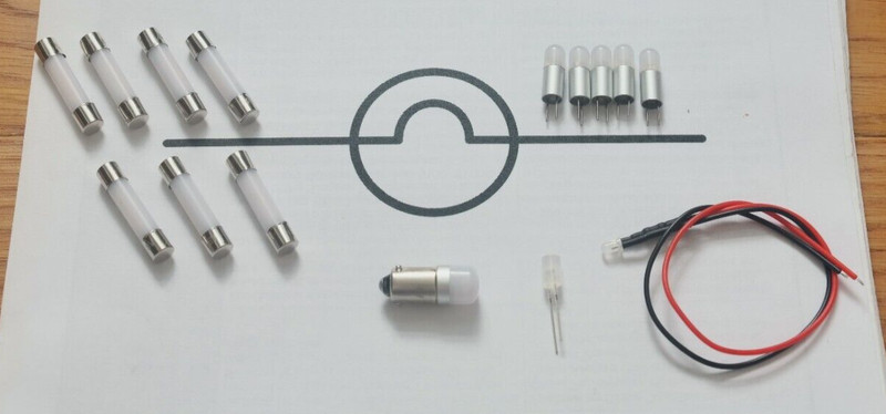 Marantz 105B TITANIUM upgrade bulbs lights LED lamps FULL Set kit