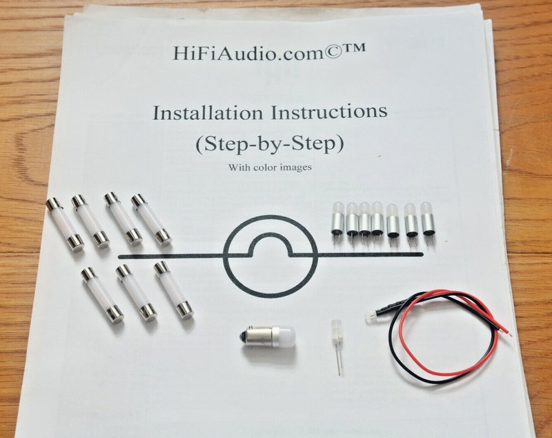 Marantz 2275 TITANIUM upgrade bulbs lights LED lamps FULL Set kit w INSTRUCTIONS