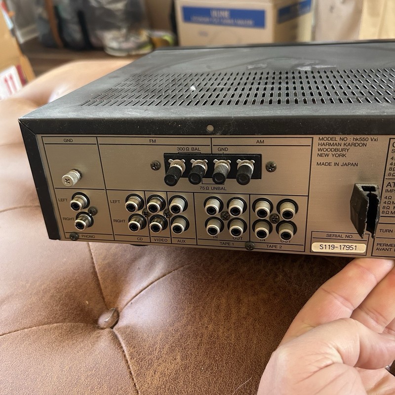 Harman/Kardon hk550 Vxi Receiver – High Voltage High Current For Parts/Repair gallery