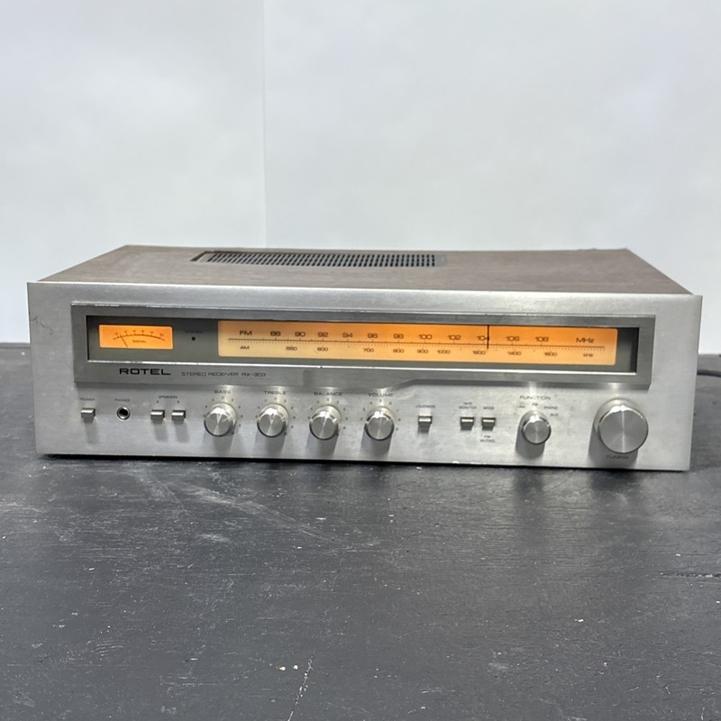 Rotel RX-303 Stereo Receiver Tested Working But Selling As Is For Parts 70s Acts gallery