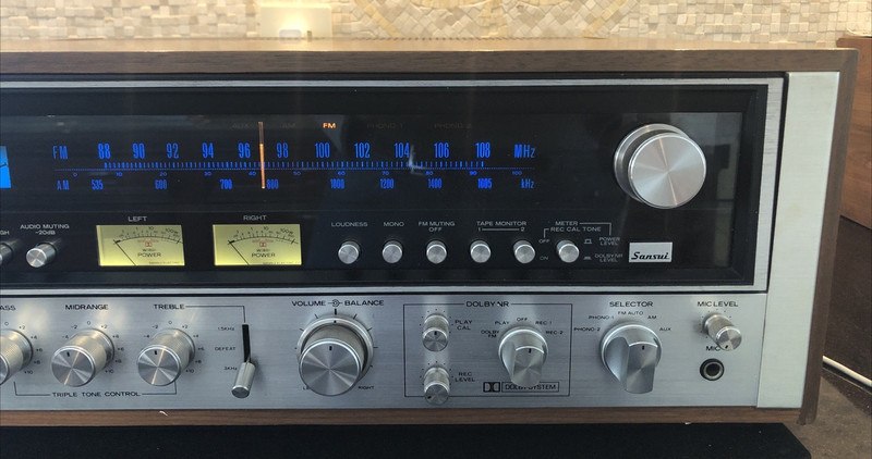 SANSUI 9090DB STEREO AM/FM RECEIVER Open Box 125 WPC PERFECT WORKING CONDITION gallery