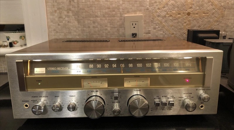 Sansui G-3000 Stereo AM/FM Receiver, Papers, Open Box Time Capsule! Perfect! gallery
