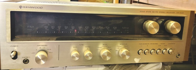 Kenwood KR-5400 Vintage Stereo AM/FM Receiver