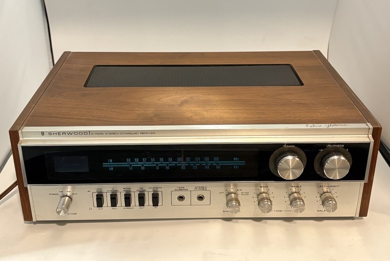 Sherwood S-7225A Stereo Receiver Tested Works