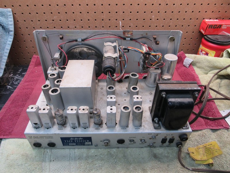 Vintage The Fisher 70-RT FM/AM Tube Tuner Receiver for Parts or Repair gallery