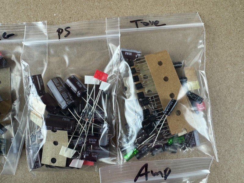 Realistic STA-2100 Complete Rebuild Kit High-Quality Receiver Recap Set gallery