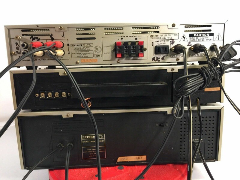 Fisher AM FM Stereo Tuner With Amplifier Vintage Model CA-35 FM-35 Made In Japan gallery