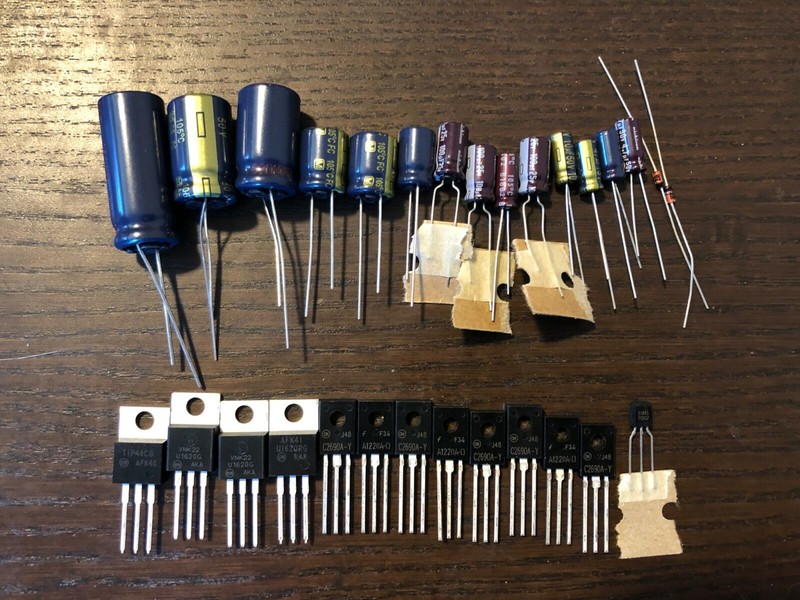 Marantz 2285B Power Supply Capacitor Upgrade Set High-Quality Receiver Recap Kit