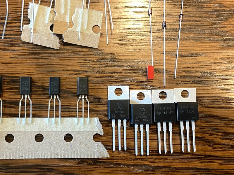 Marantz 2250 Power Supply Rebuild Recap Kit Capacitors Transistors Diodes Relay gallery