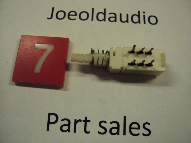 Technics Receiver SA-251 Switch Replaces Band Selector ,Auto Scan, or Loudness.