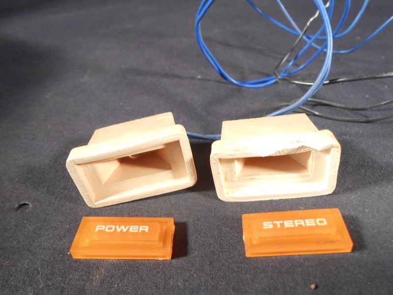 Pioneer SX-650 Power & Stereo lenses with lamps.