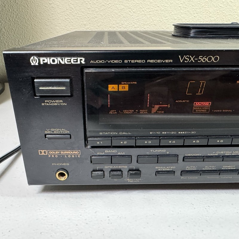 Pioneer VSX-5600 Dolby Surround Stereo Receiver With Remote Tested And Working gallery