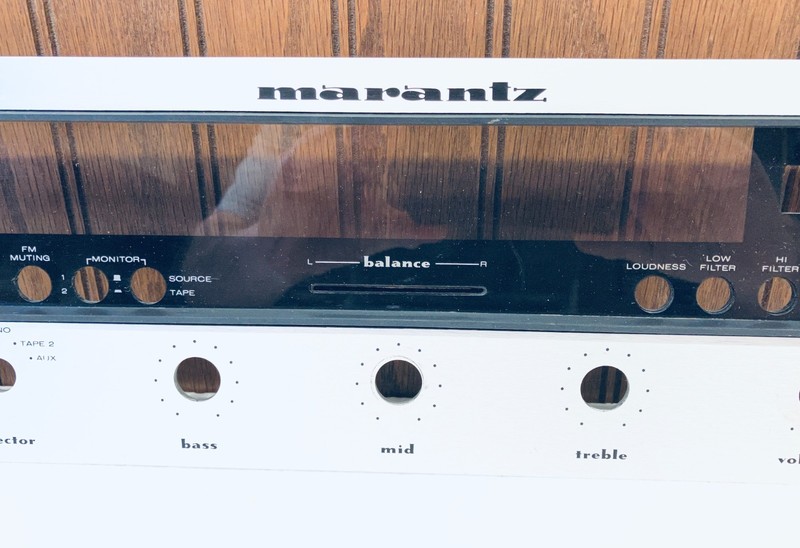 Marantz 2235 Original Faceplate w/ insert bezel/dial window in good condition gallery