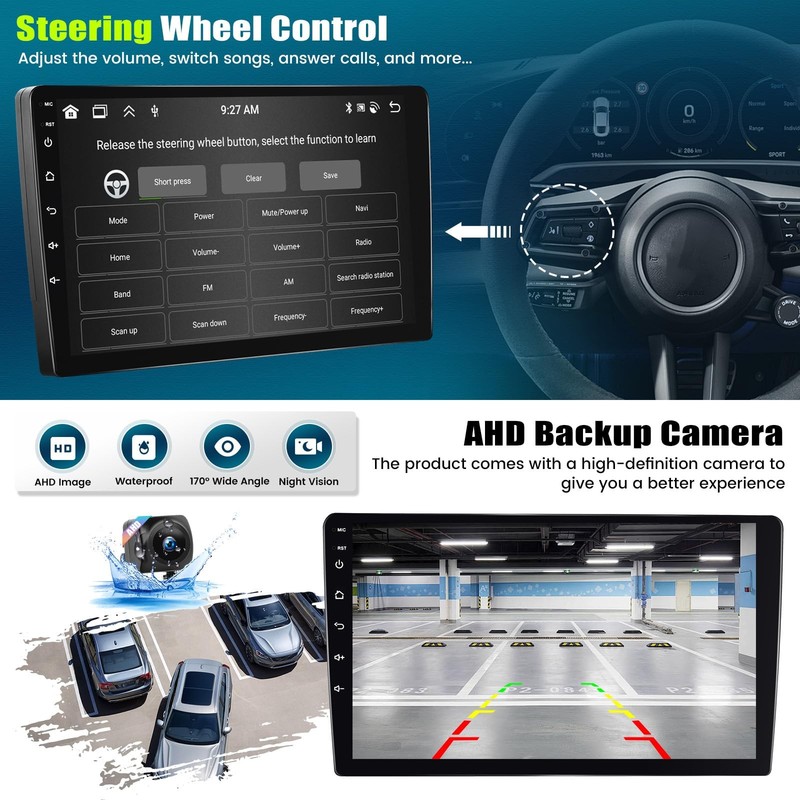 AmPremium 6128G 8-Core Android 15 Car Stereo For Mitsubishi Outlander Sport gallery
