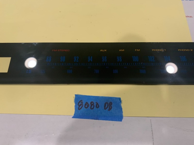 Sansui 8080DB Stereo Receiver - Parting Out - Dial Screen Plastic Nice Look!! gallery