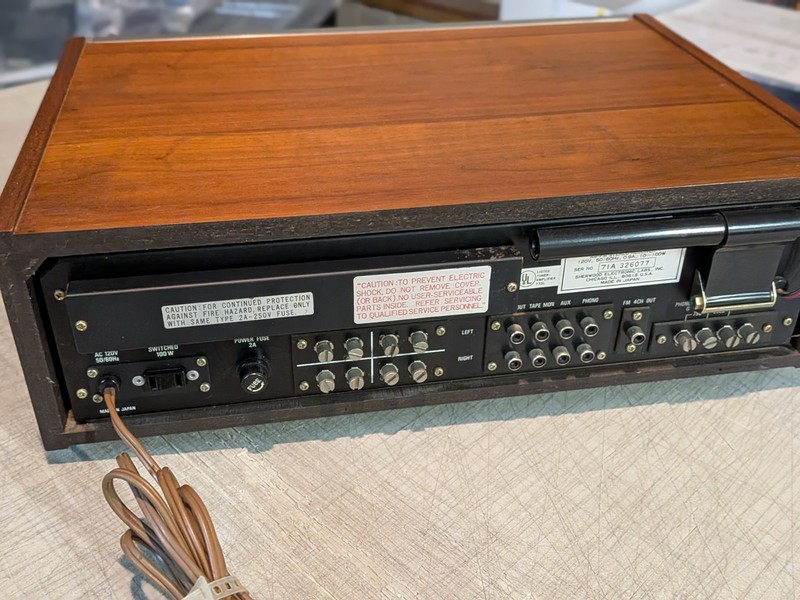 Sherwood S-7100A Vintage AM/FM Stereo Receiver - Nice Unit! Tested Working! gallery