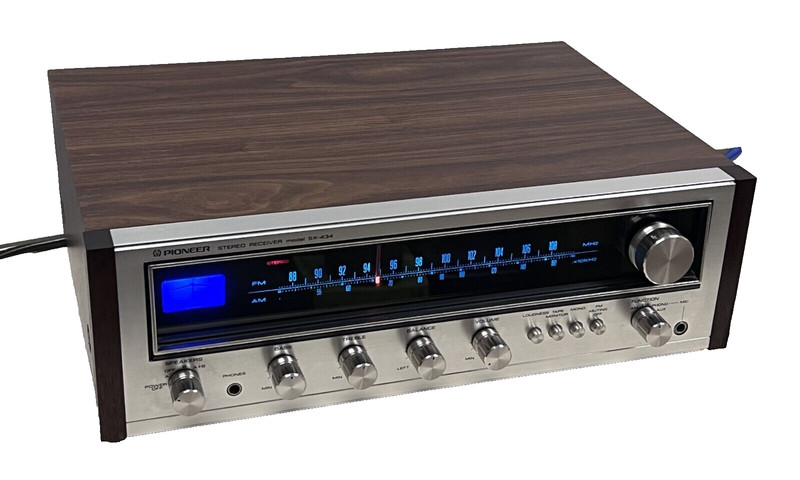 Vintage Pioneer SX-434, 15W AM/FM Stereo Receiver, 1974, Fully Restored