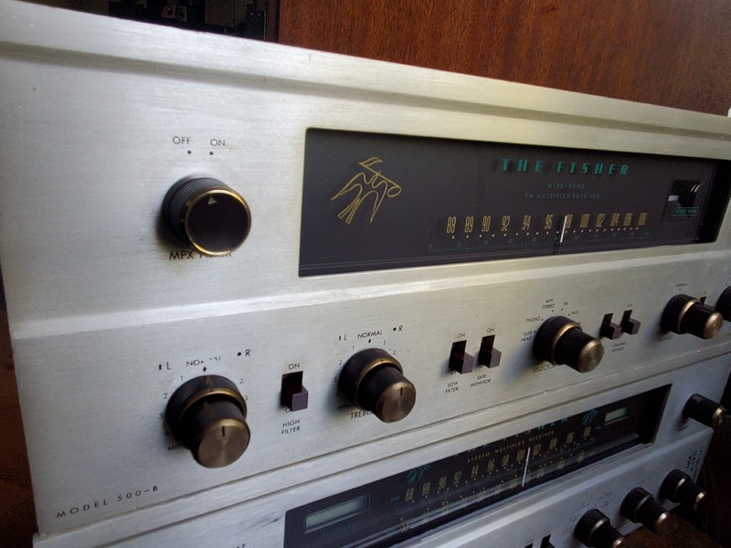 TESTED WORKING Fisher 500 800 b & c Receiver Amplifier gallery