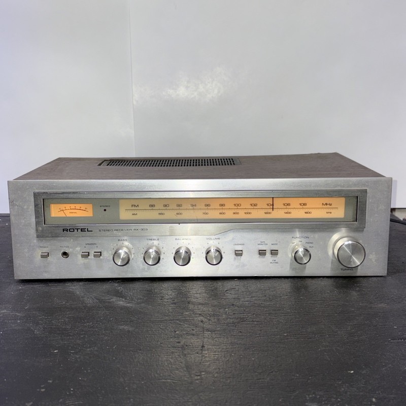 Rotel RX-303 Stereo Receiver Tested Working But Selling As Is For Parts 70s Acts gallery