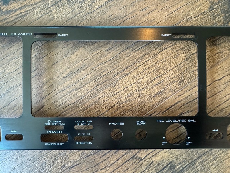 Kenwood KX-4050 Front Panel. Double cassette deck Excellent Condition. gallery