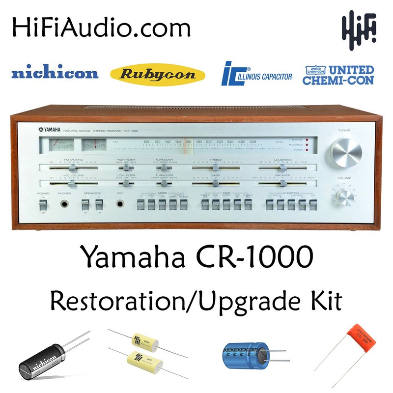 Yamaha CR-1000 receiver rebuild restoration recap service kit repair capacitor