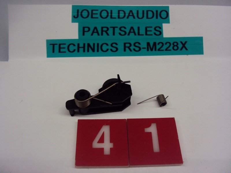 Technics RS-M228X Cassette Deck Pressure Roller Assembly. Parting Out RS-M228X