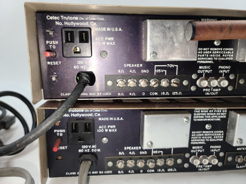 Pair of Vintage Raymer AM / FM Solid State Receivers Model 873-40 gallery