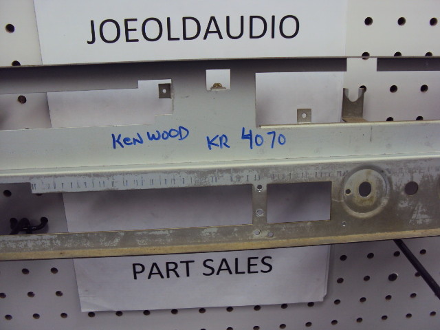 Kenwood KR-4070 Front Sub Panel. Nice Condition. Parting Out Kenwood KR 4070