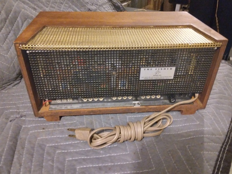 Vintage Fisher 150 (FM MPX) Stereo Receiver & Wood Case Clean WORKS needs work gallery