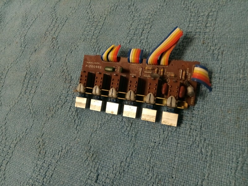 Selection Switches for Realistic STA-850 AM/FM Stereo Receiver Switches Only
