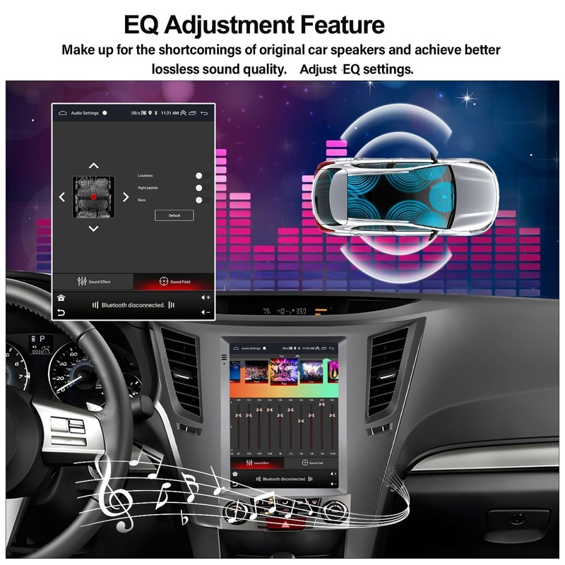 Unitopsci 2G64G Android Car Radio Stereo For Subaru Outback Legacy 2010-2014 gallery