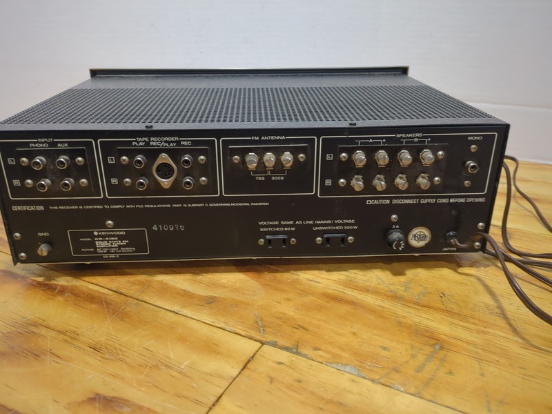 Kenwood KR-4130 Stereo Receiver - Great Condition Tested gallery