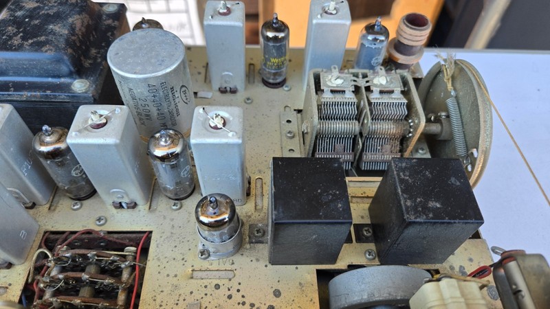 Trio AF-270 AM/FM Stereo Tuner Vintage Vacuum Tube Radio For Parts OR Repair gallery