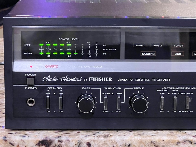 Vintage Fisher RS-270, 50W, Am/Fm Stereo Receiver, 1981, Cleaned-Tested-Sweet gallery