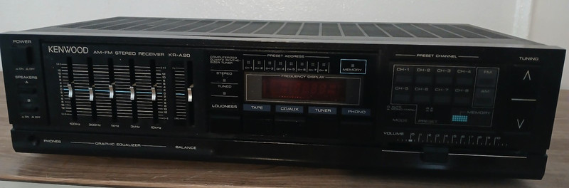 Vtg. Kenwood KR-A20 receiver – Free Shipping-Tested-Working-See video & Pictures