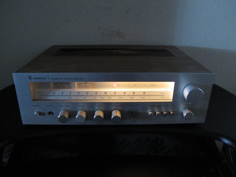 Vintage Sherwood S-7450 CP Silverface AM/FM Stereo Receiver gallery