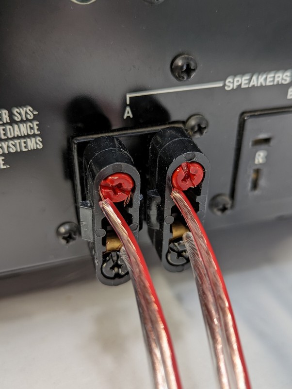 Pioneer Speaker Plug Connectors With Wire SX-424 SX-525 SX-626 SX-727 SX-828 gallery
