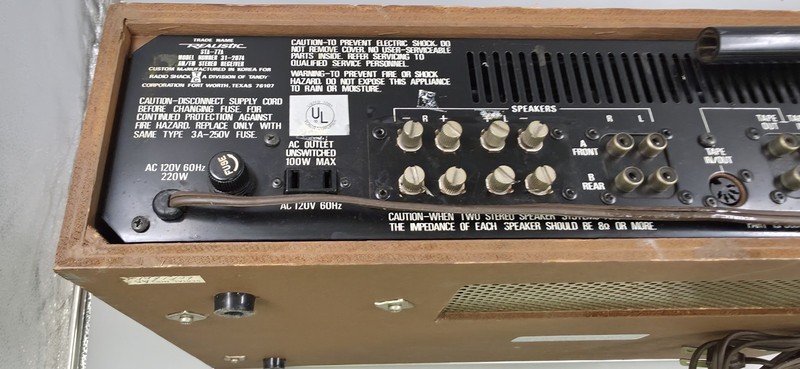 Realistic STA-77A AM/FM Vintage Stereo Receiver #2 gallery