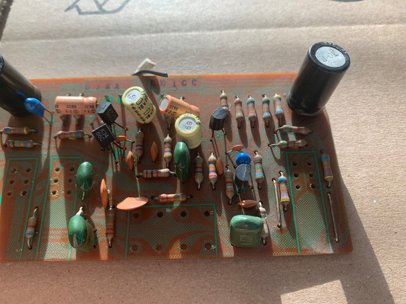 Pioneer SX-850 Stereo Receiver Parting Out Flat Amplifier Assembly AWG-038 gallery