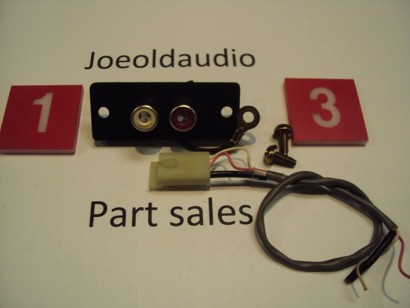 Matsushita,Sears,National SP-915ACC Turntable RCA Jack Panel. Parting SP-915ACC