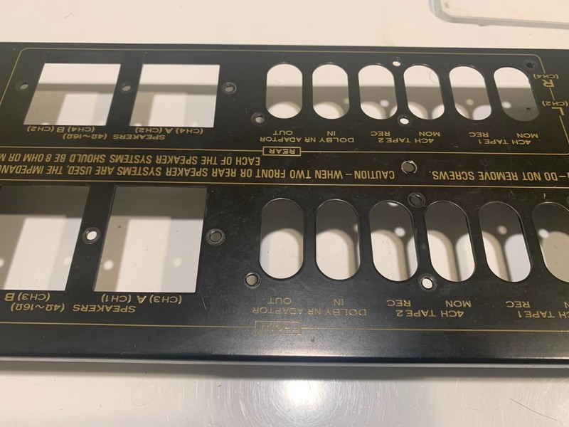 Pioneer QX-949 Stereo / Quad Receiver Parting Out Rear Panel gallery