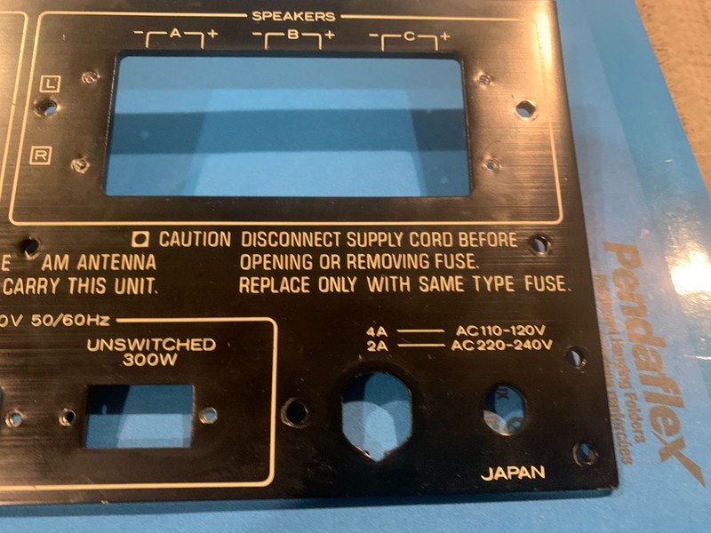 Kenwood KA-6200 Stereo Receiver Rear Panel gallery