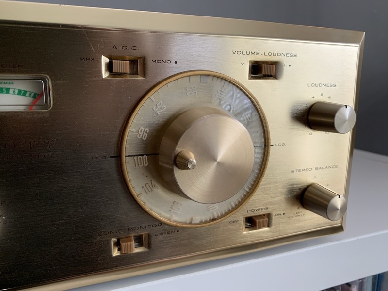 Vintage HH Scott Stereomaster 340A Receiver W/Manual! Tuner/ Amplifier Tube 340 gallery