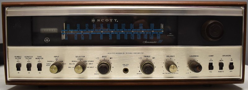 Vintage H.H. Scott Solid State Wideband AM/FM Stereo Tuner Amplifier Model: 388