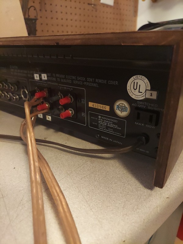 Vintage Kenwood AM/FM Stereo Receiver Model KR-2600 gallery