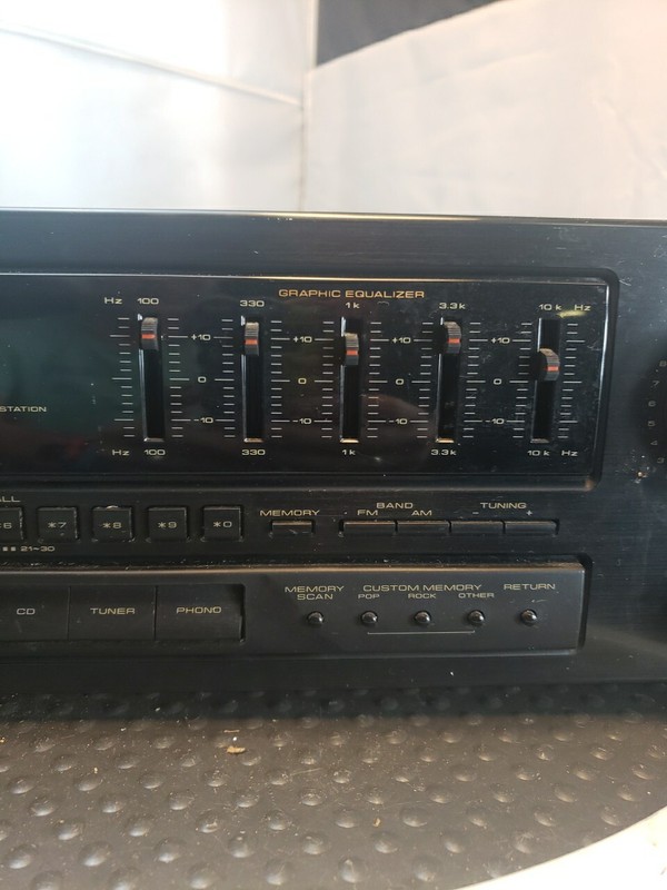 Pioneer SX-201 Stereo Receiver Graphic Equalizer AM/FM - TESTED gallery