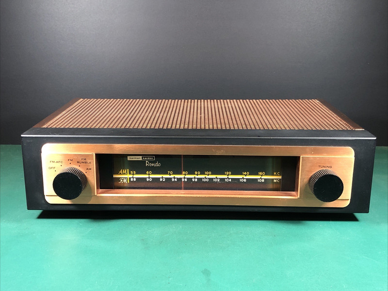 Vintage Harman Kardon | T-120 Tube AM FM Receiver | 1960s Tech | TESTED | WORKS